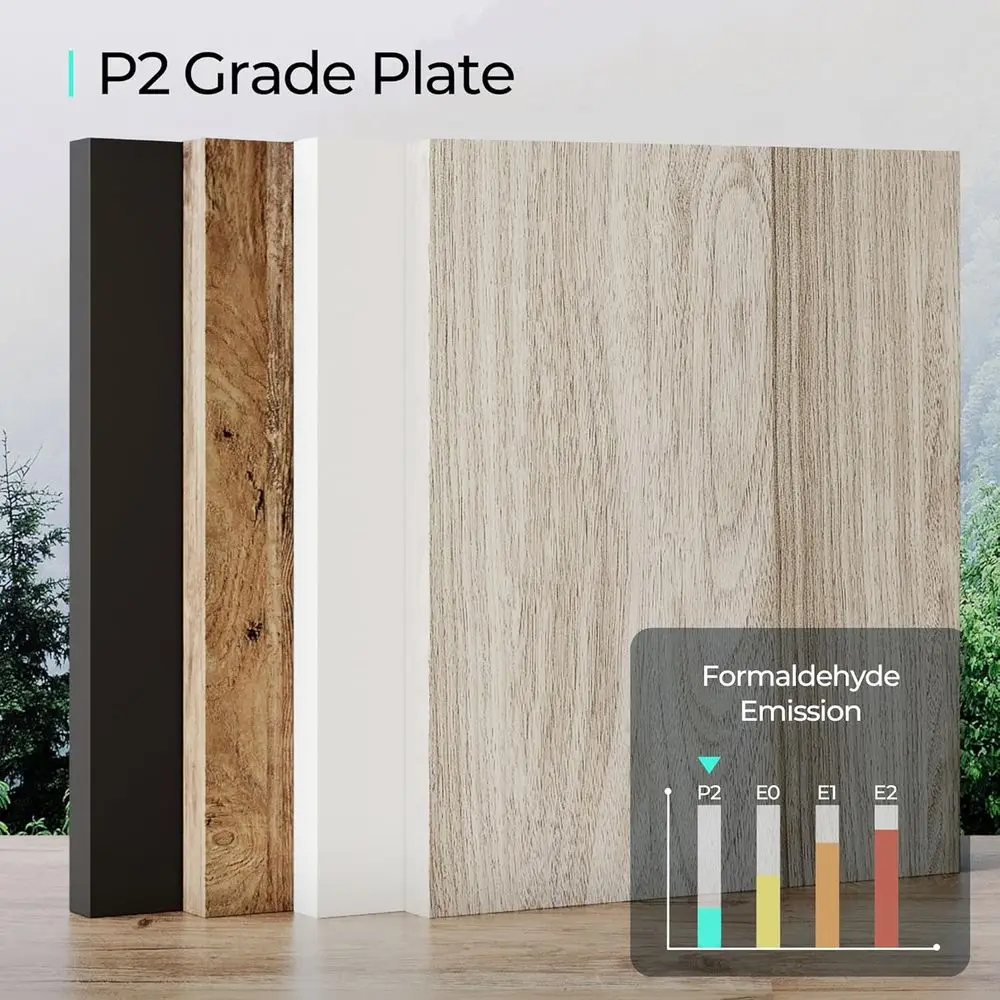 9단 서랍장, 높은 나무 수납장, 거실 공간 정리함, 베이지색