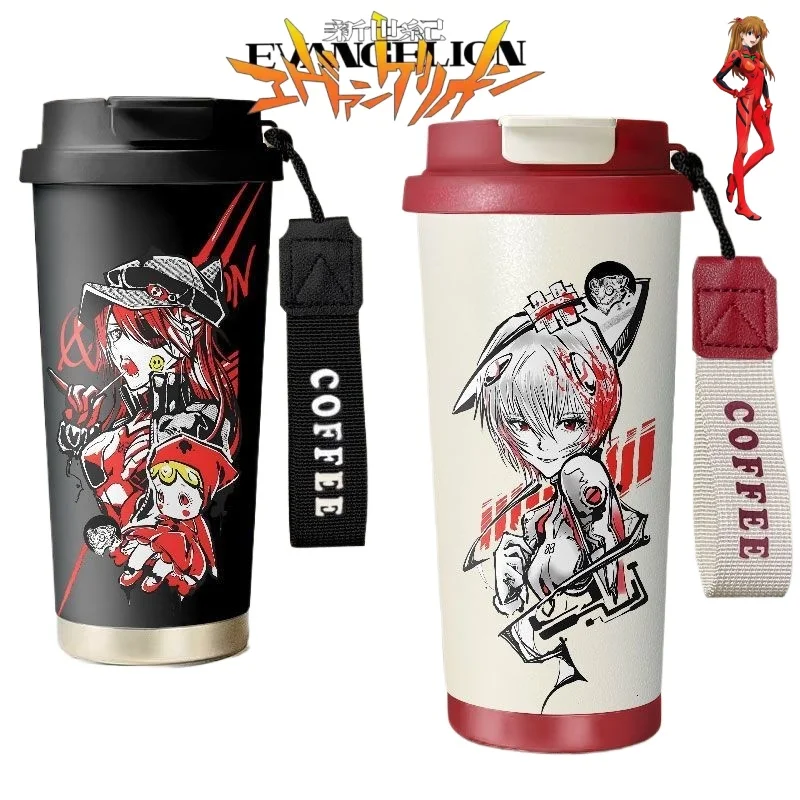 

NEON GENESIS EVANGELION EVA Ayanami Rei мультфильм периферийные устройства термос кружка для мужчин и женщин большая вместительная удобная кофейная чашка