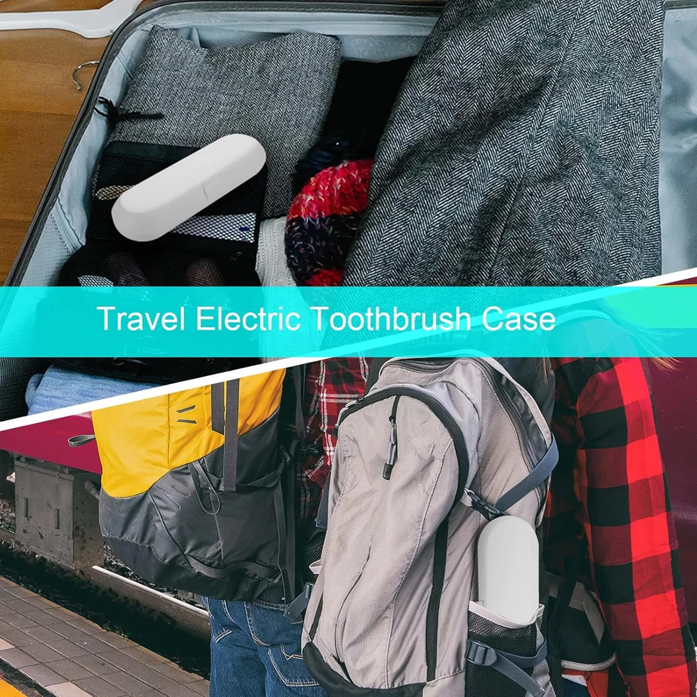 Toothbrush Travel Case for Oral B, Philips & Most Electric Toothbrush, Portable Dustproof Toothbrush Holder Protective Clean Box image 6