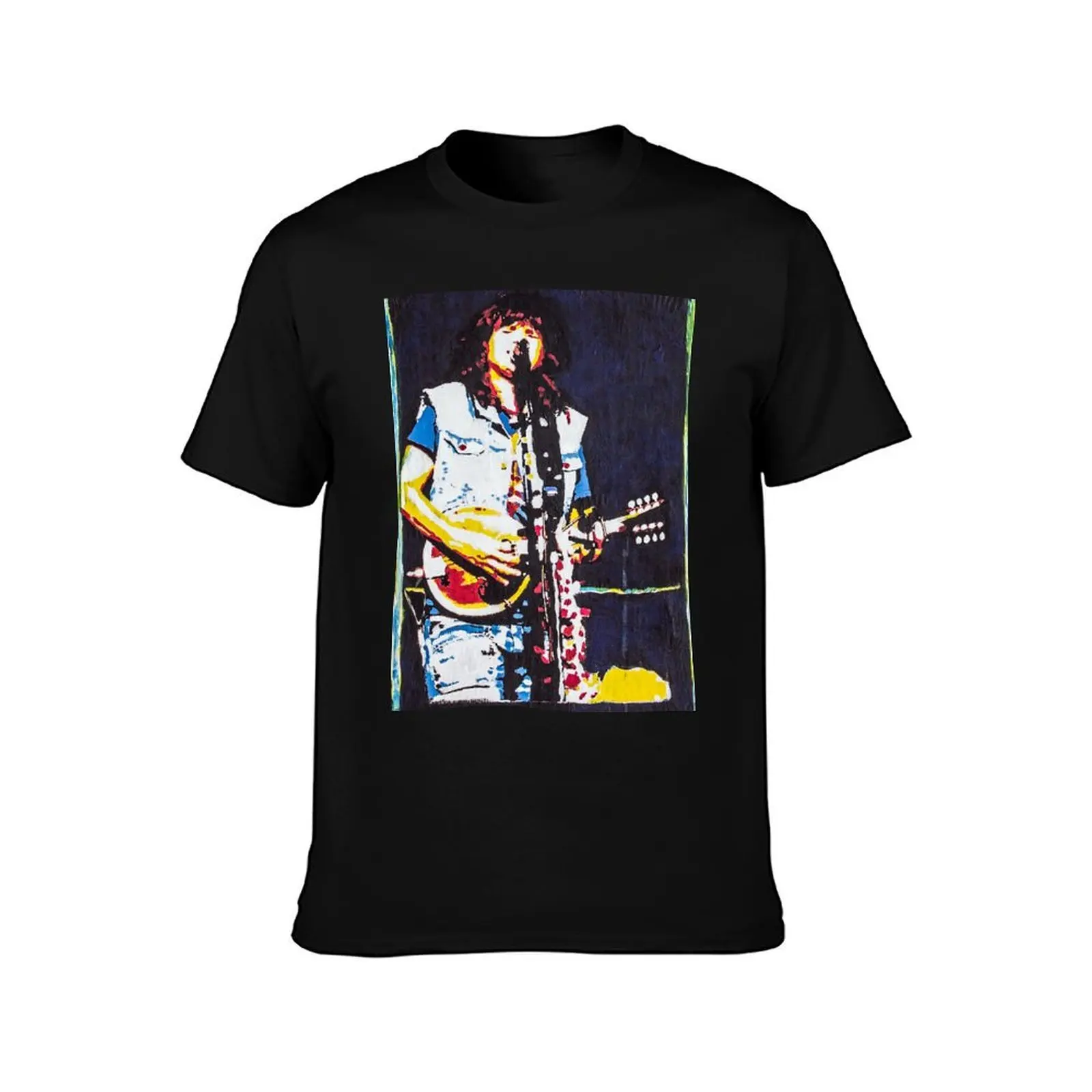Amy Ray playing mandolin T-Shirt Work Utility Casual Tee Shirt T-Shirt