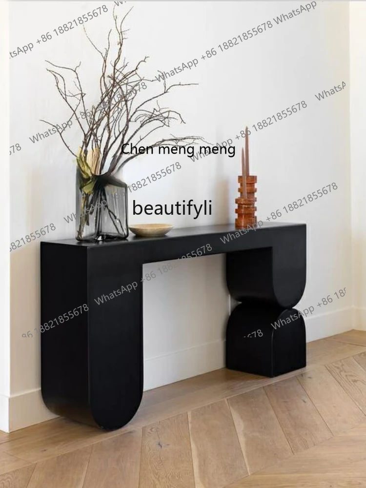 LBX Nordic Creative Console Tables Model Room Club a Long Narrow Table Modern Light Luxury Simple Side View Table Hotel