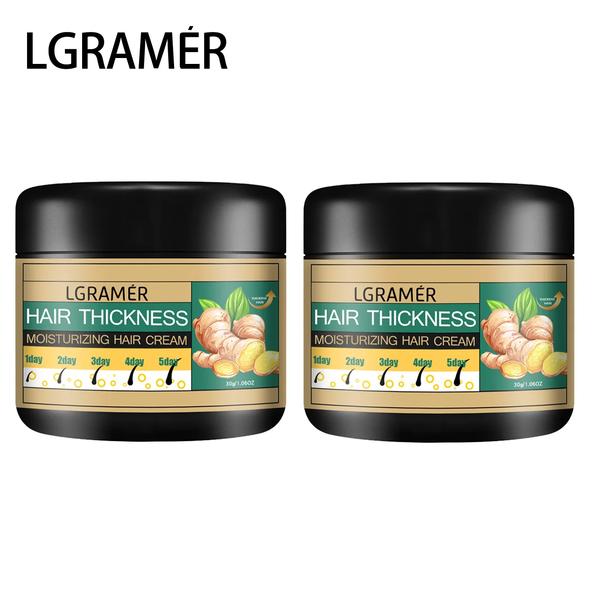 

2/3/4pcs Ginger Hair Cream Deep Cleansing Promote Hair Growth Relieve hair loss Improving Scalp Stimulate Hair Follicle Care set