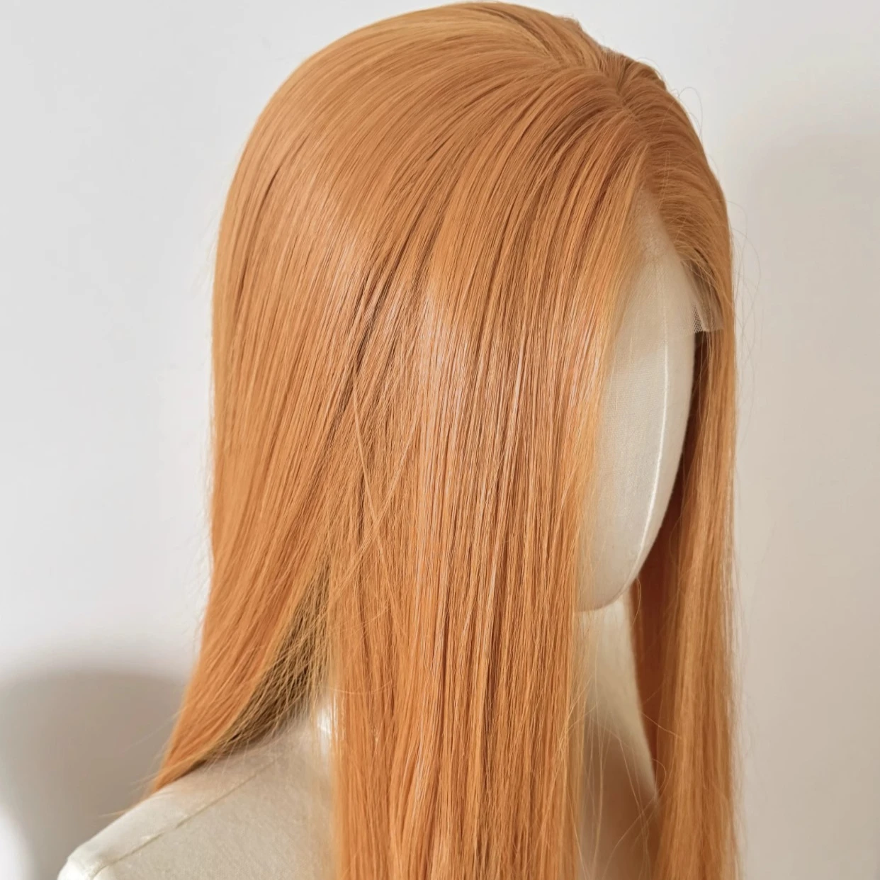 برتقالي فاتح HDLace شعر مستعار أمامي للنساء 26inch13*4 الدانتيل الجبهة الباروكات منخفضة التشبع خاص برتقالي الاصطناعية الدانتيل الباروكات ل تأثيري