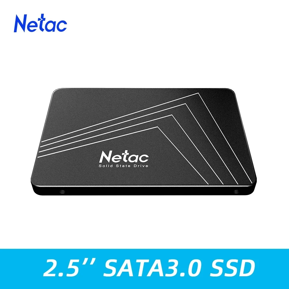 Netac SSD SATA 128G 256G 512G 1TB 2TB 4TB SATA3 2.5 HDD SSD Disk Drive Internal Solid State Hard Drive SSD for Computer Laptop