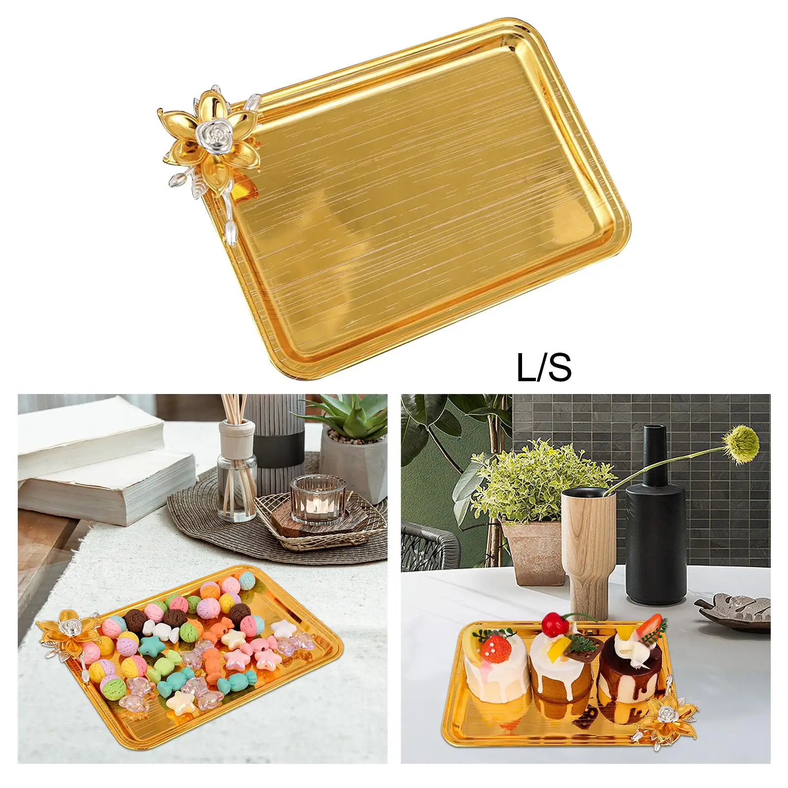 Cake Dessert Tray Fruit Tray Table Centerpiece Sundries Display Plate Creative