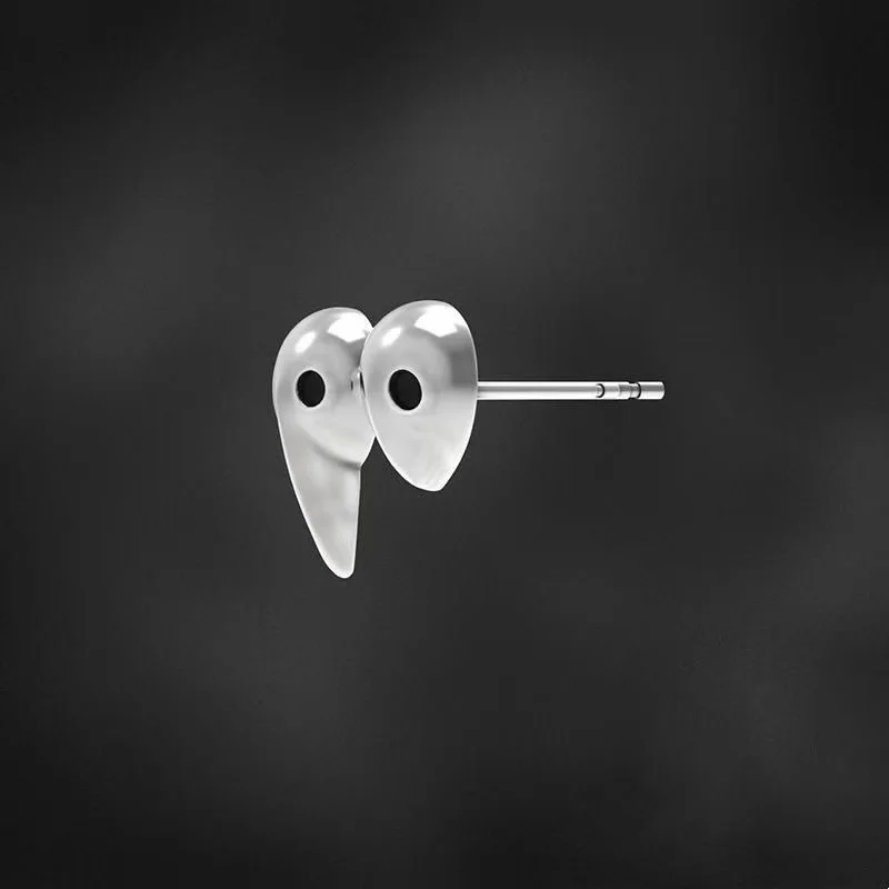 EVA Neon Genesis Evangelion 3th Sachiel Angel Earring Set Silver Plated Anime Cosplay Jewelry for Fans Gift - view 3