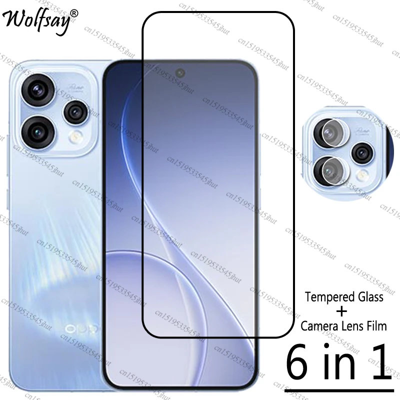 

Full Cover Tempered Glass For Oppo Reno 15 Screen Protector For Oppo Reno 15 Camera Lens Protective Glass For Oppo Reno 15 Glass