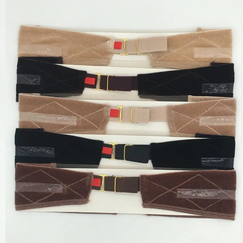 Elastisches Spitzenband für Perücken mit Silikonstreifen, Spitzen-Perückengriffband, Samt-Griffband für Perücken, Perückenzubehör – Detail 6