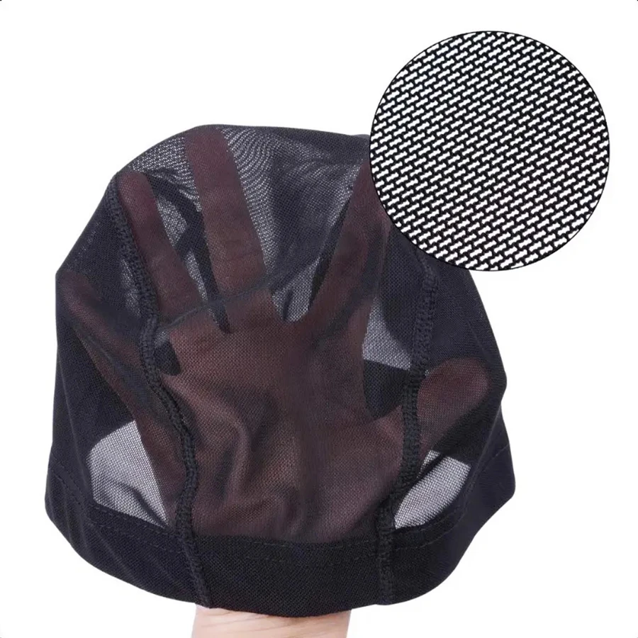 1-6PC Spandex Mesh Dome Wig Cap Easier Sew In Hair Stretchable Weaving Cap  Weaving Wig Cap Stretchable Hairnets image 5