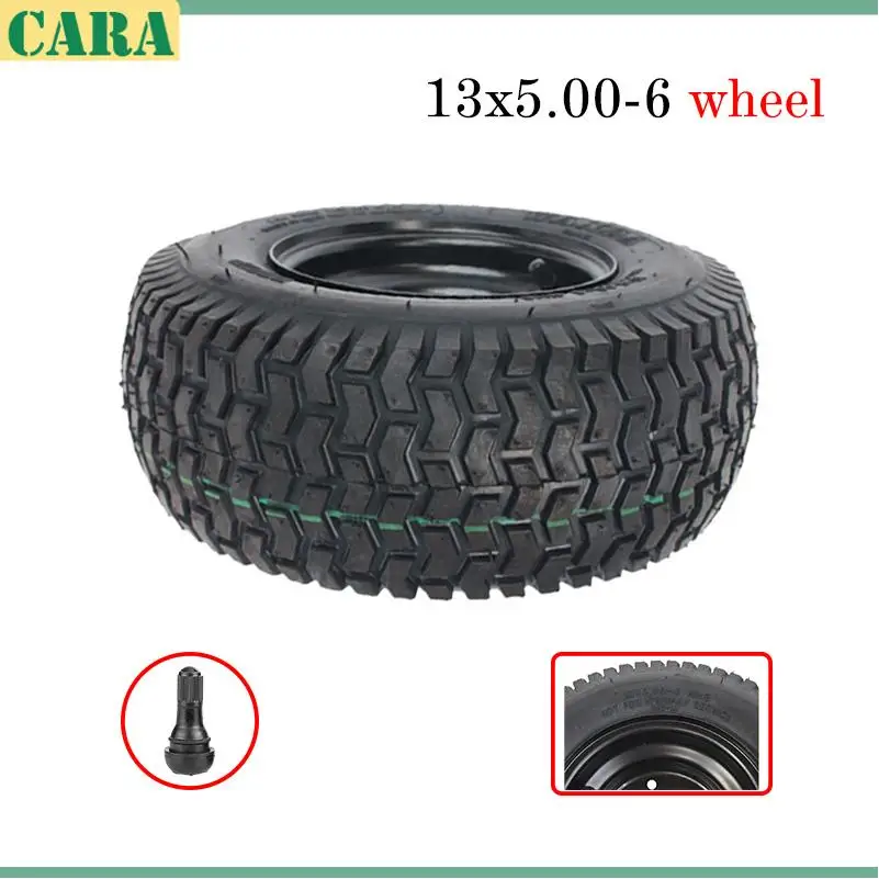 

Бескамерная шина 13x5,00-6 дюймов со ступицей колеса для снегооборудования, картинга ATW, пляжного автомобиля, сельскохозяйственной техники, аксессуары для шин