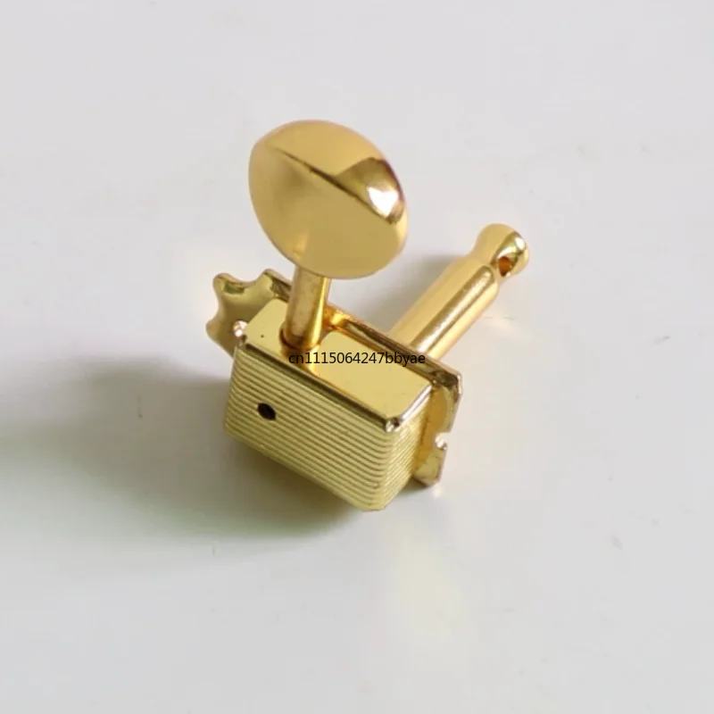 For Retro Nickel Guitar Tuning Pegs MH127 Single Side Tuner Buttons For Strat Electric Guitar Replacement Parts
