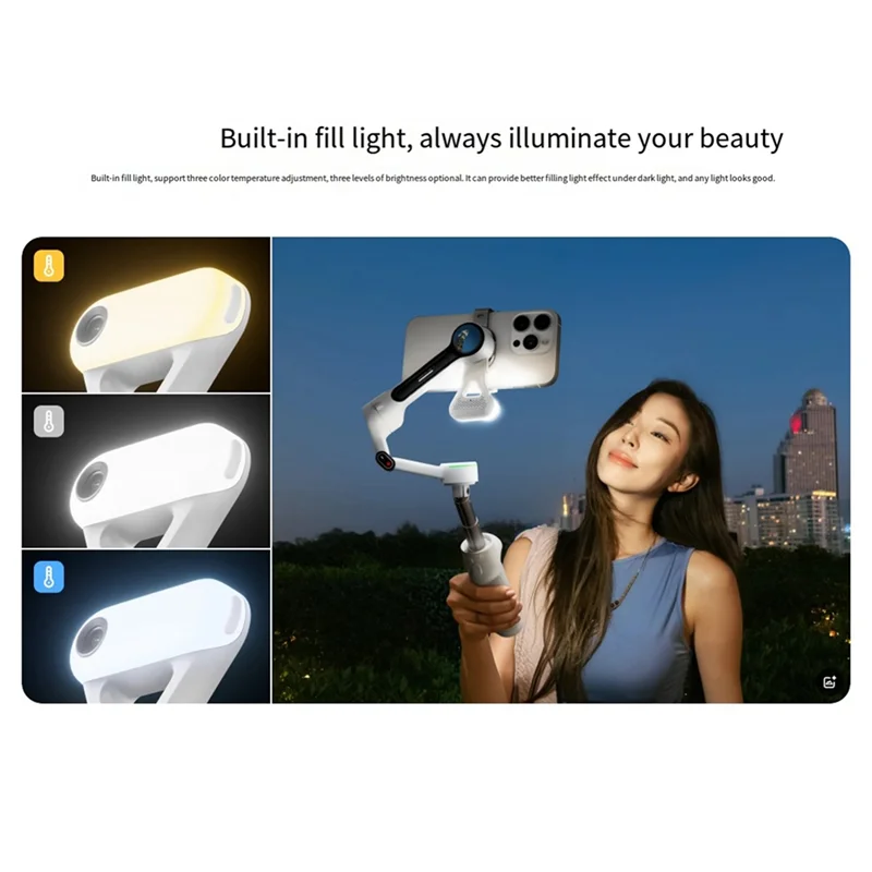 AA87 ハンドヘルドジンバル Flow 2Pro AI トラッカー視覚認識 Insta360 アクセサリー