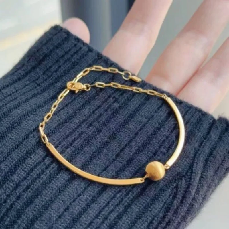 

Advanced Sense Trend Niche Design Simple Versatile Temperament Classic Spherical Shape Fashion Jewelry Women's New Bracelet