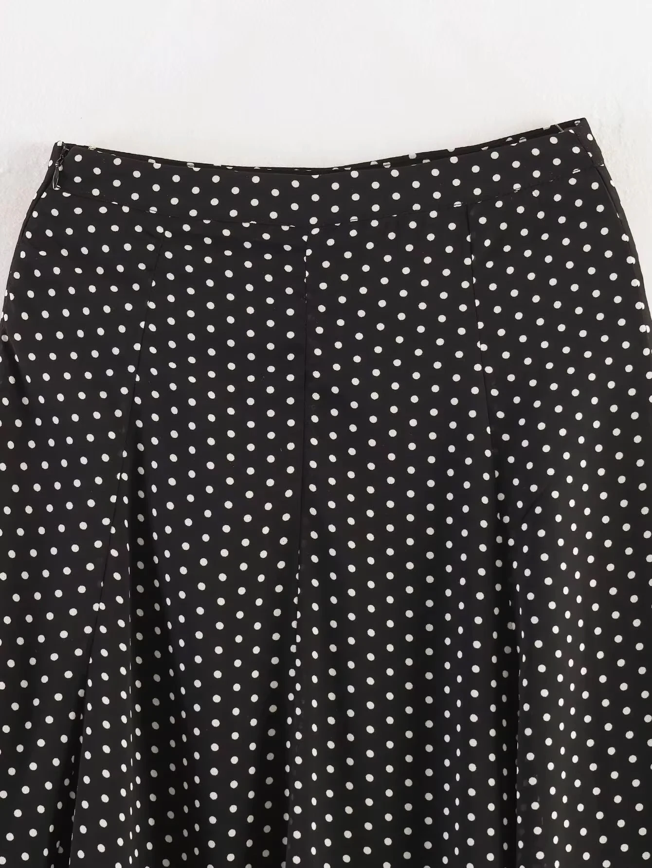 HH Damen Eleganter Polka-Dot-Print Rockanzug Langarm-Oberteil mit Schleife und Schnürung Schicker Plissierter Langer Rock 2026 Mode Streetwear – Detail 20