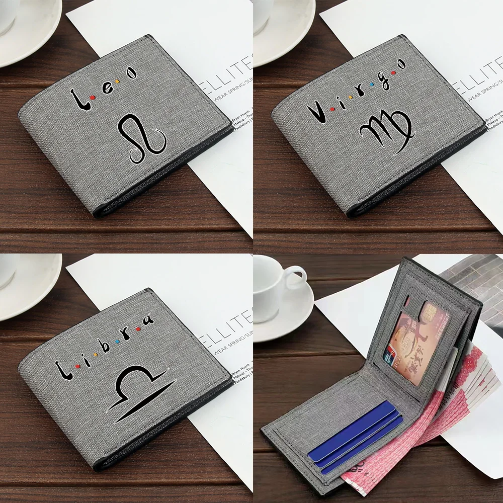 Wallets Moneybag Constellation Series New High-quality Fashion Foldable Multi-Function Personalized Purse Bank Card Storage