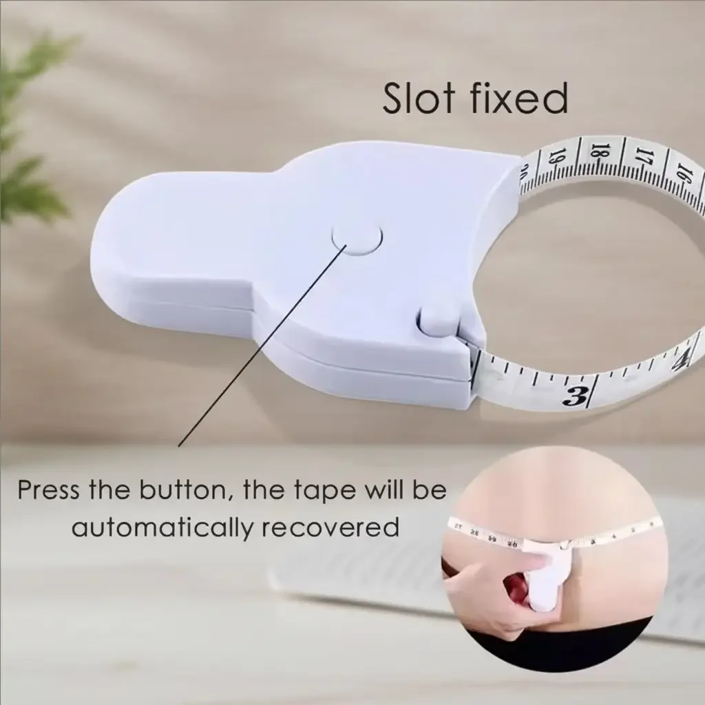 Automatic Telescopic Tape Measure Body Measuring Tape Soft Centimeter Sewing Ruler Tools For Body Measurement White Home Tailor Cloth Measuring Tools chaussures pour enfant easy taille 34