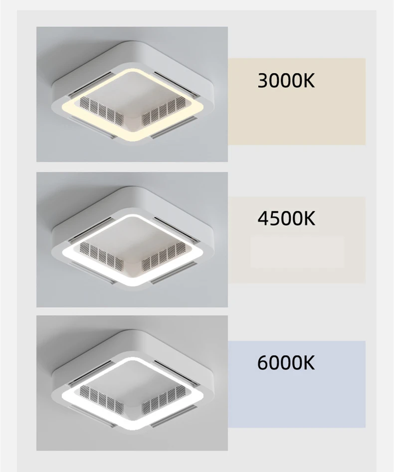 LED 조명이 달린 블레이드리스 천장 선풍기, 가정 거실 장식, 침실 스마트 팬, 리모컨 램프, 110V-220V 샹들리에