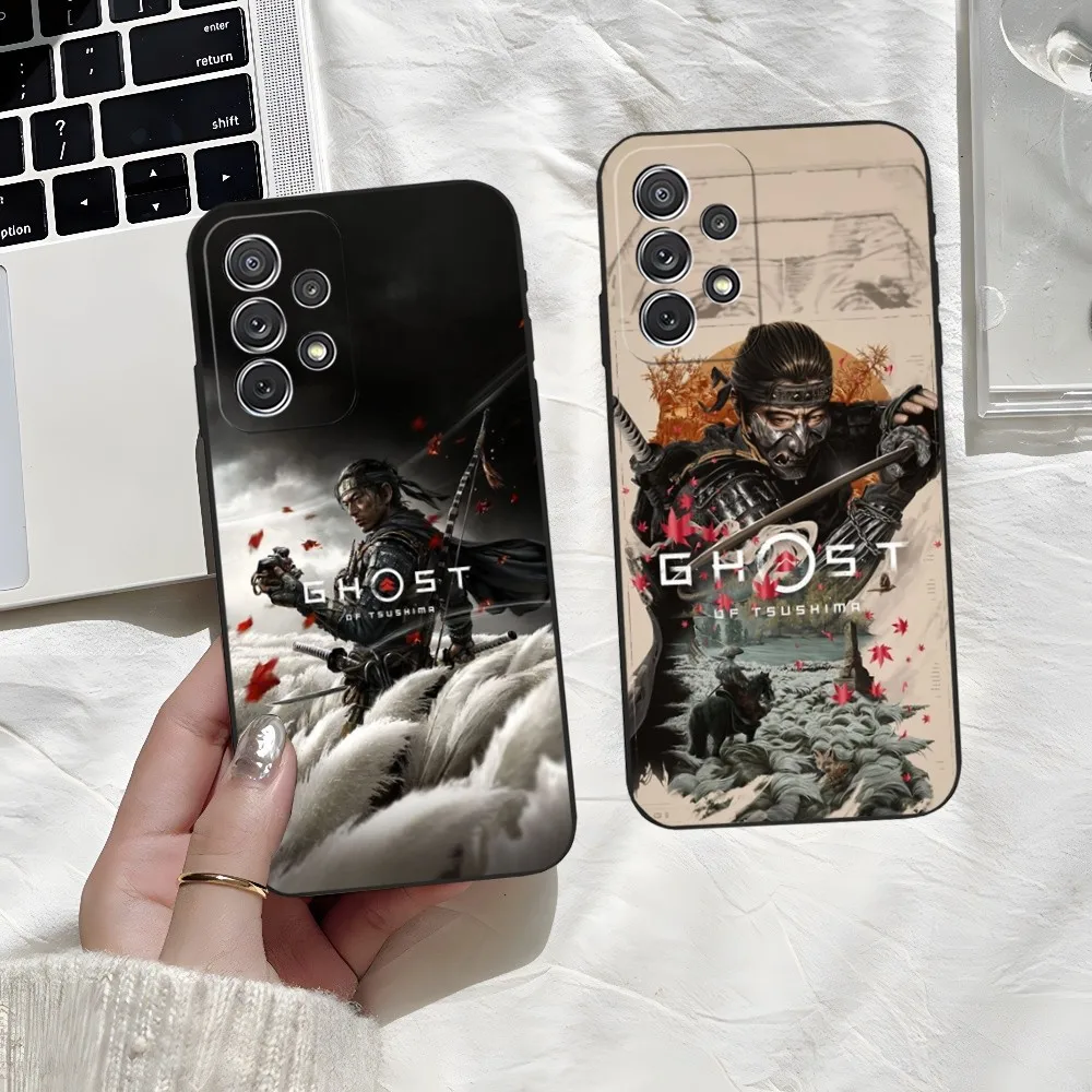 Ghost Of Tsushima Phone Case for Samsung Galaxy S23 Ultra S24 S22 S20 Fe S21 Plus A54 A34 A24 A53 M54 Note 20 Cover