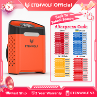 ETENWOLF ZEPHYR V3 Portable Car Compressor 160 PSI 100% Duty Cycle Car Tire Inflator 7800mAh For Cars Motorcycles Bicycles Balls