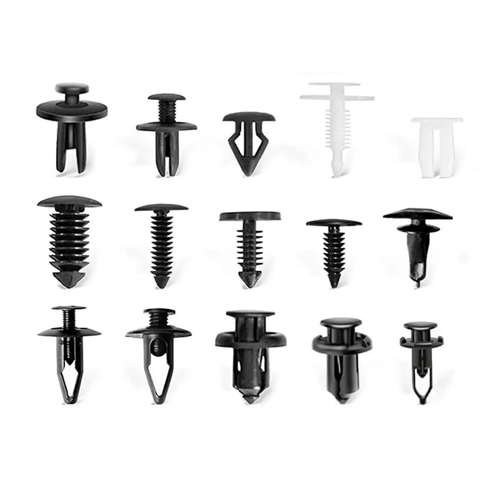 

Universal 1000Pcs/set Car Body Bumper Clip Retainer Fastener Push Pin Rivet Molding Trim Assortment Box