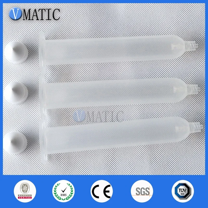 Free Shipping 5Cc/Ml Japan Type Transparent Glue Dispensing Pneumatic Syringe With Piston