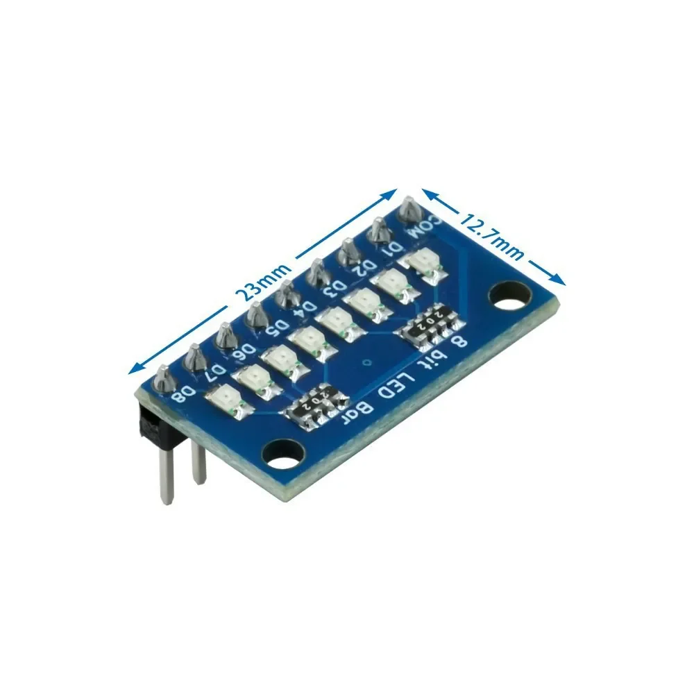 3-24V 8 Bit Blue/Red Common anode/cathode LED indicator Module Breadboard starter kit Board for MCU ARM 3d printer UNO MEGA2560