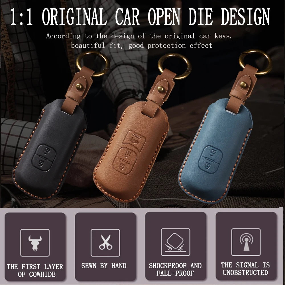 Car Key Case Cover Key Bag For mazda 2 3 5 6 gh gj cx3 cx5 cx9 cx-5 cx 2020 Accessories Holder Shell Protect Set Car-Styling