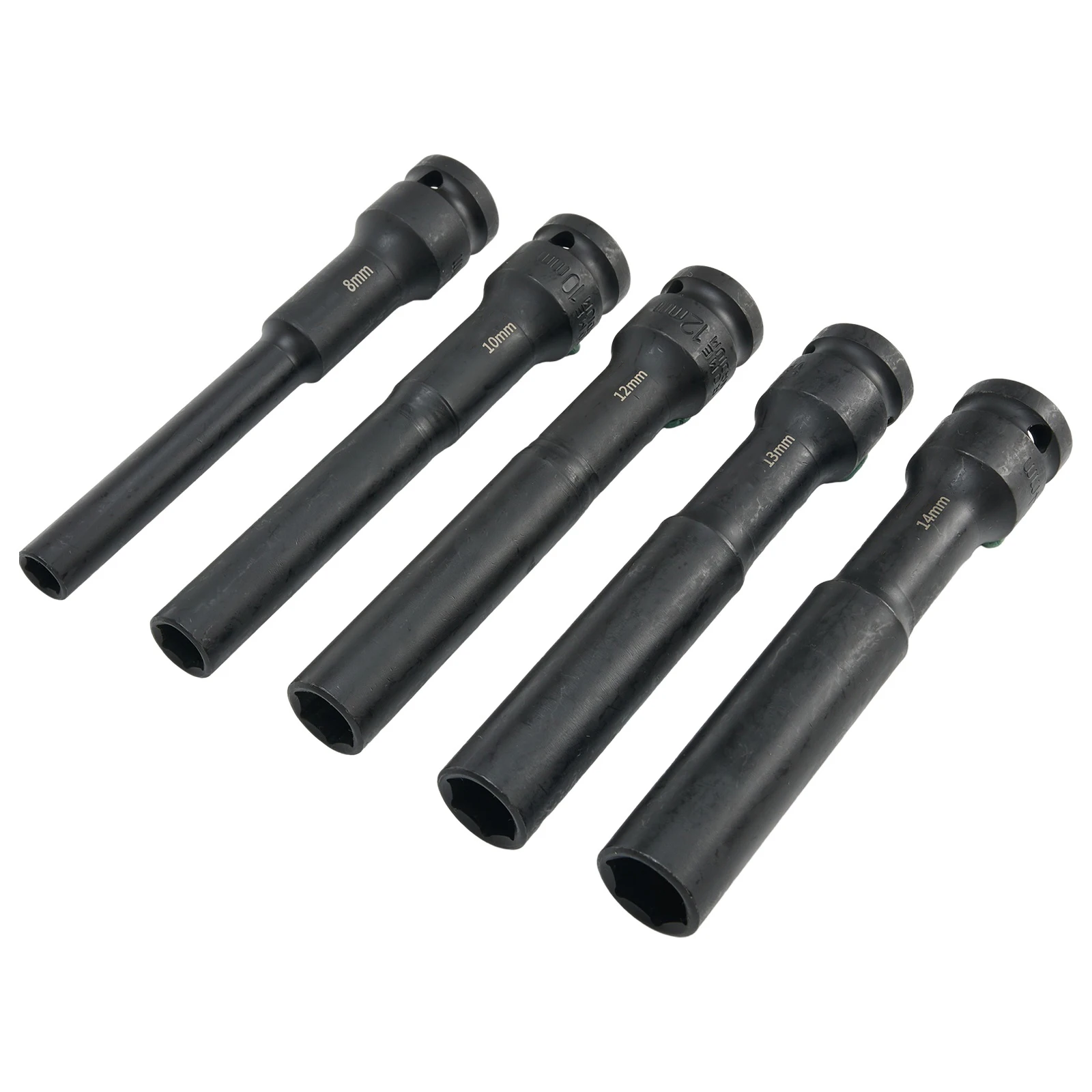 

5 Pcs 1 2inch Drive Wrench Hex Socket Head Adapter Spanner Converter 8-14mm Electric Wrench Socket Accessories