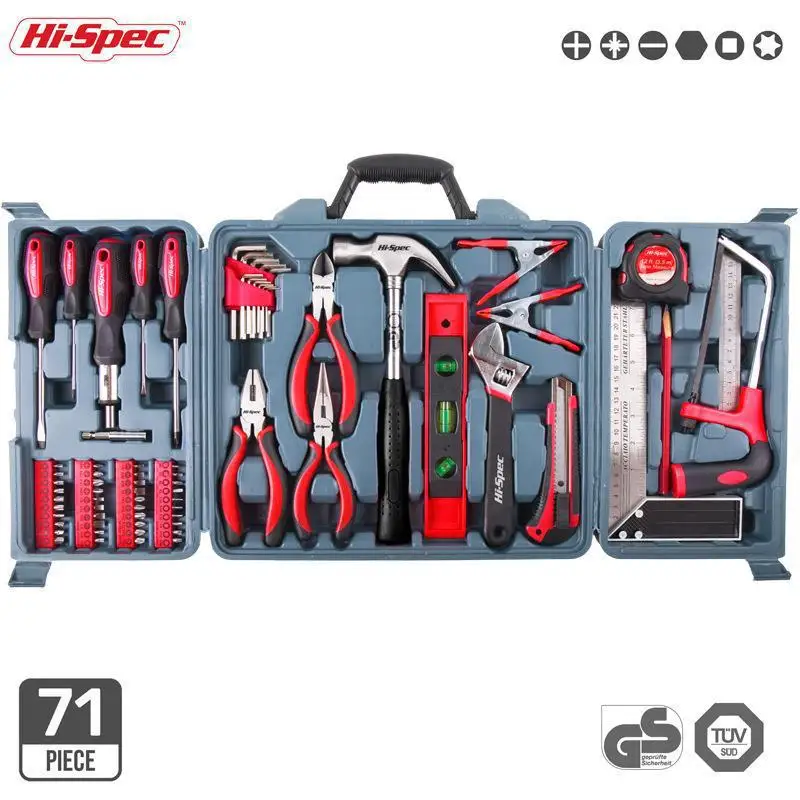 71 Household Tool Set Household Wrench Pliers Screwdriver Hammer Multi-Functional Hardware Set Sleeve