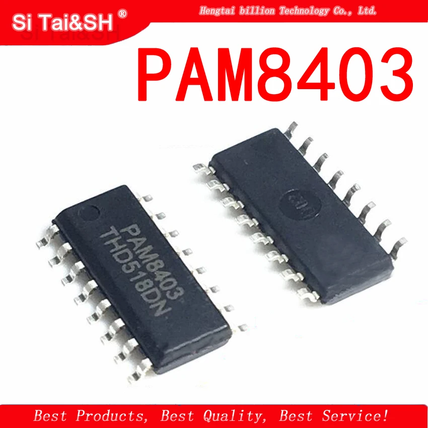 10 قطعة PAM8403 8403 غلاف مقاوم للماء