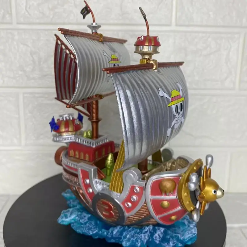 Mil ensolarado 20th uma peça aniversário anime navio figura modelo estátua meninos coleção desktop boneca decoração ornamento brinquedos