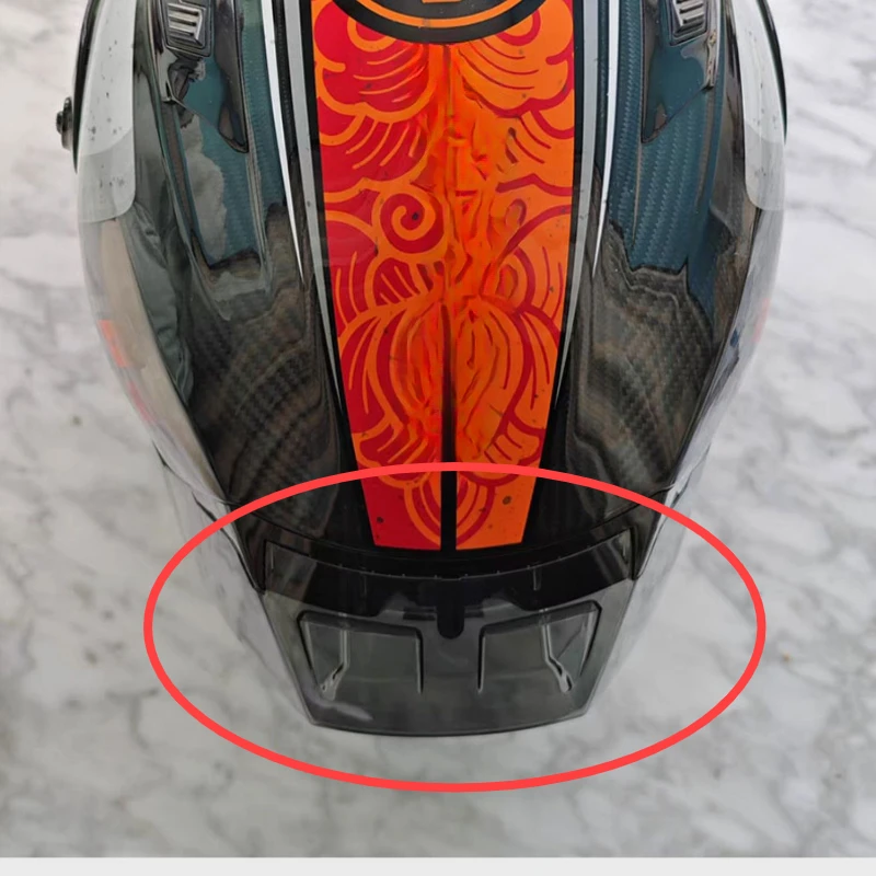 

Suitable for X-lite X-803, X-803RS, X803, X803RS Helmet Trim Accessories, Motorcycle Rear Trim, Helmet Spoiler Box，1pcs,New