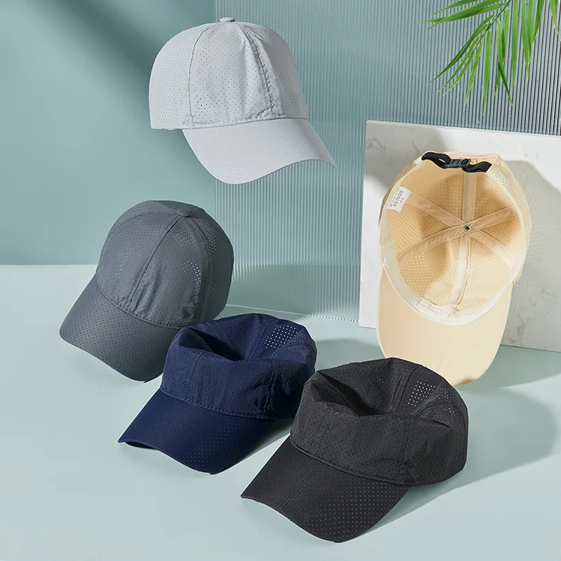 

Summer 2025 Summer Style Large Head Circumference Quick-Dry Baseball Cap Men's and Women's Korean Style Sun Protection Hat Duckb