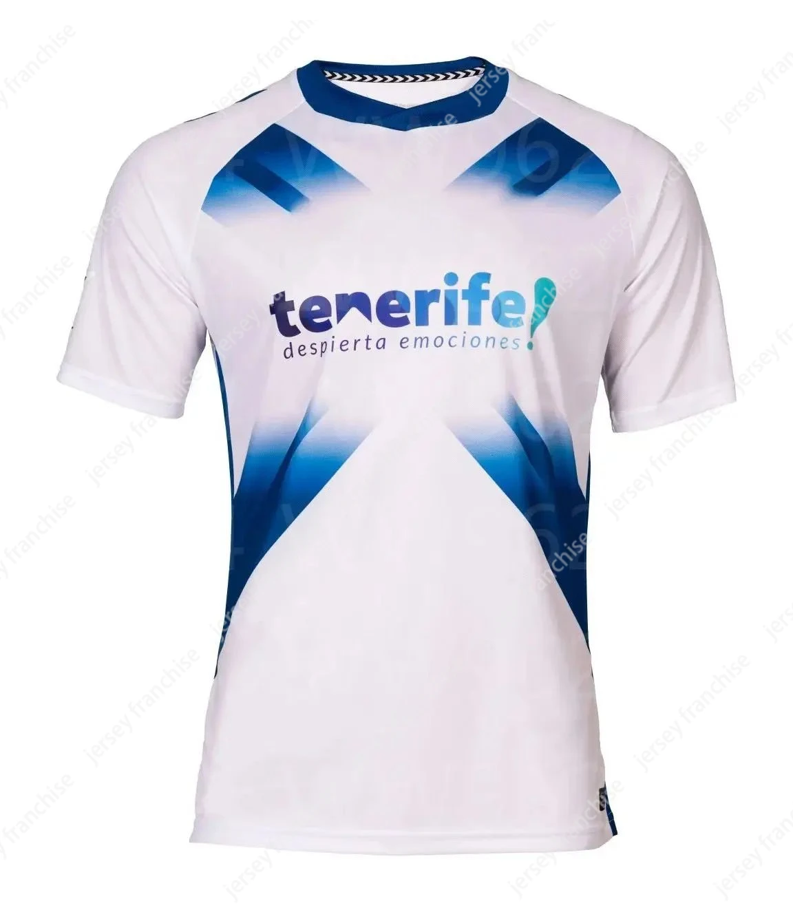 Men's Quick-drying T-shirt West B 4-25 Tenerife Home Jersey New Short-sleeved Sports Jersey Breathable Sweat-absorbing Top