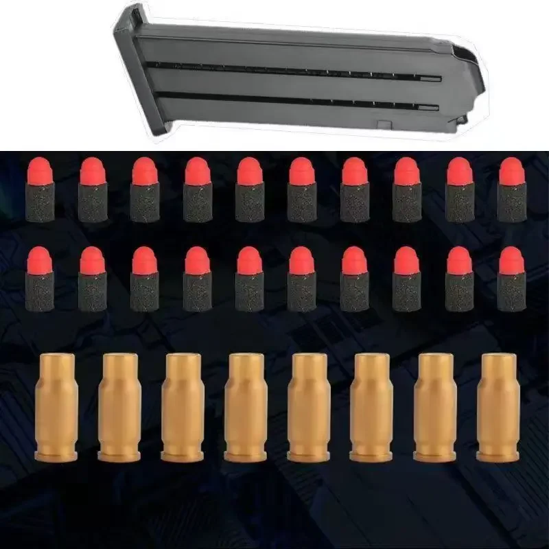 

Z X 80 Soft Bullets & 24 Shells Paintballs Toy Guns Desert Eagle Pistol Colt 1911 Foam Bullets Ammo