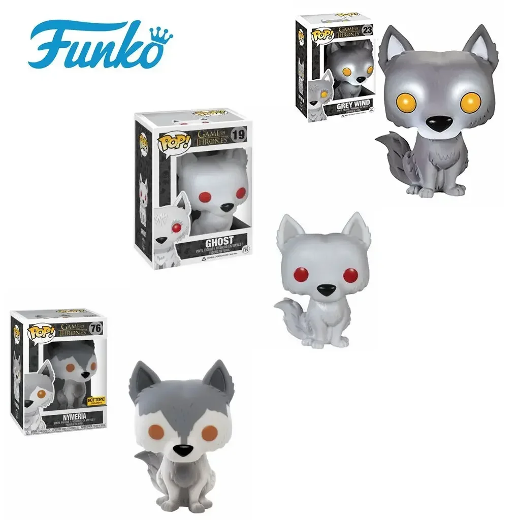 FUNKO Pop Juego del Viento Gris 23 #   2014 CONVENCIÓN Ghost Tronos19 #   NYMERIA 76 #   Figura de vinilo muñeca PVC figura de acción modelo juguetes