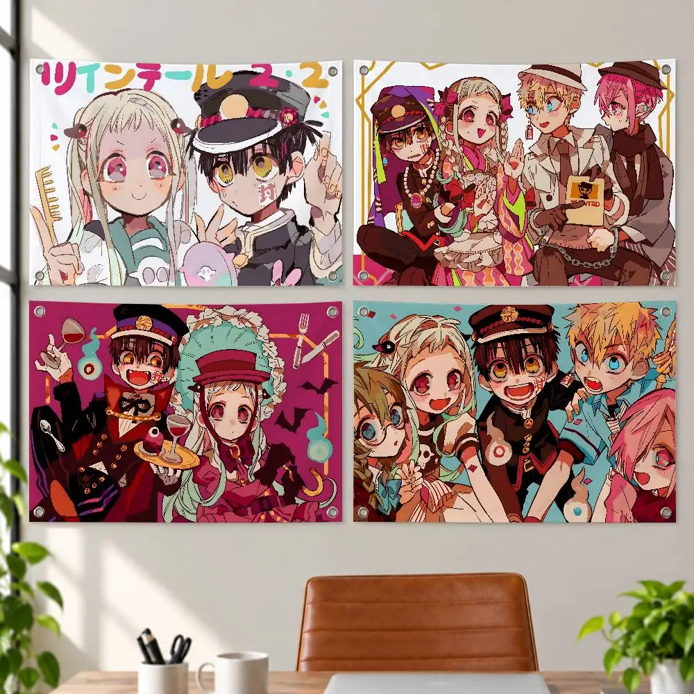 Toilet-Bound Hanako-kun Season 2 Aesthetic Wall Tapestry Flag Printed Wall Hanging Living Room Party Outdoor Decor