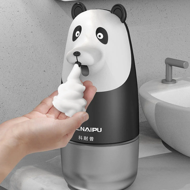 Automatic Foam Soap Dispenser Cartoon Induction Liquid Hand Washer Machine USB Charge Intelligent Washing for Kitchen
