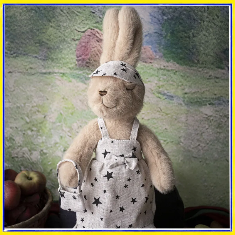 

Кукла-кролик Драбр ручной работы, плюшевая игрушка, мягкая игрушка, мягкий милый домашний декор, подарок для детей, девочек, детской комнаты, дня рождения