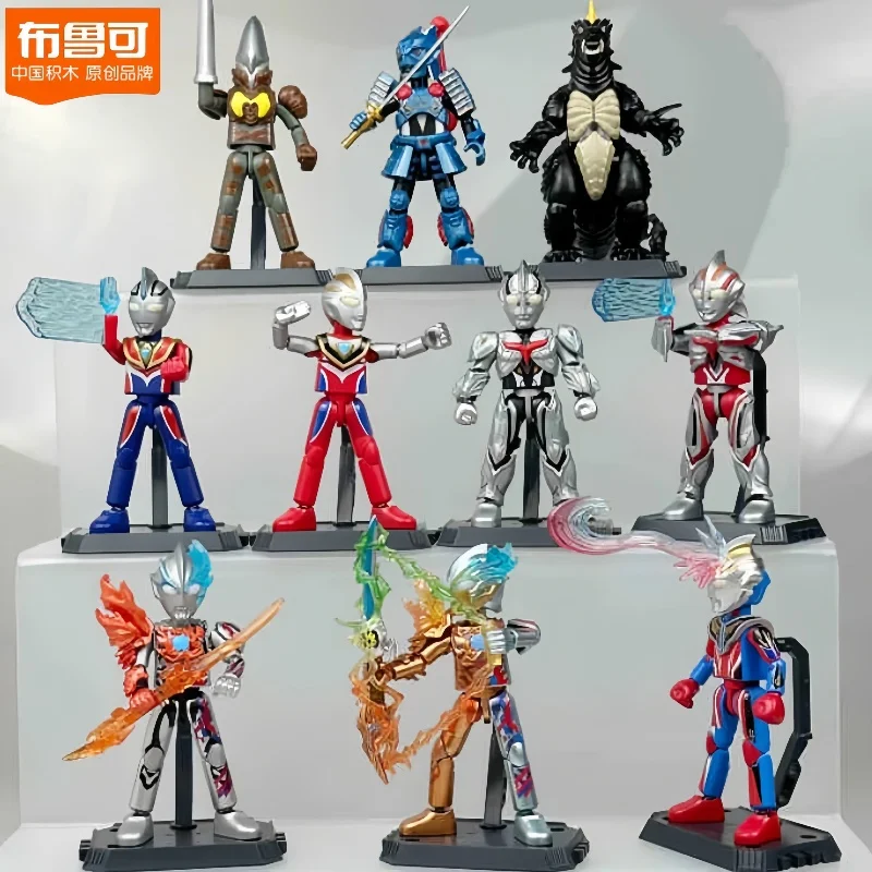 

Hot Blokees Blind Box Galaxy Version12 Ultraman Blazar Gaia Nexus Mystery Box Action Decor Figure Collection Doll Gifts
