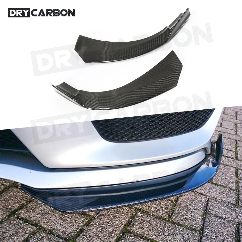 

Carbon Fiber Front Bumper Spoiler Splitters Flaps Side Canards Aprons For Benz A Class W176 A180 A200 A250 A45 2013-2019 FRP