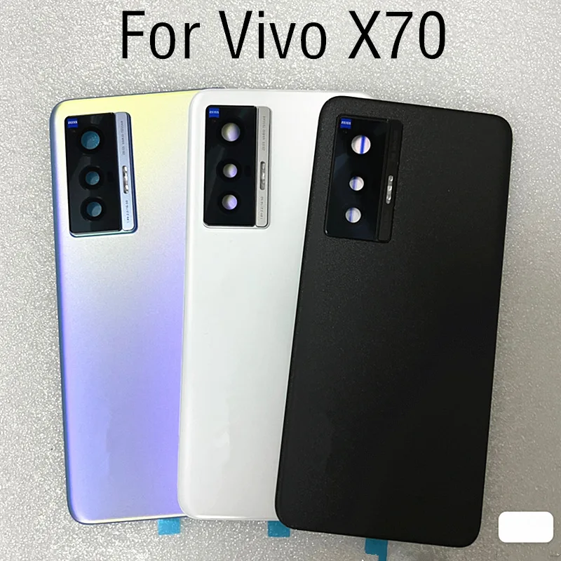 

6.56" For Vivo X70 Back Battery Cover Housing Door Rear Glass Case For vivo X70 Battery Cover With Frame lens