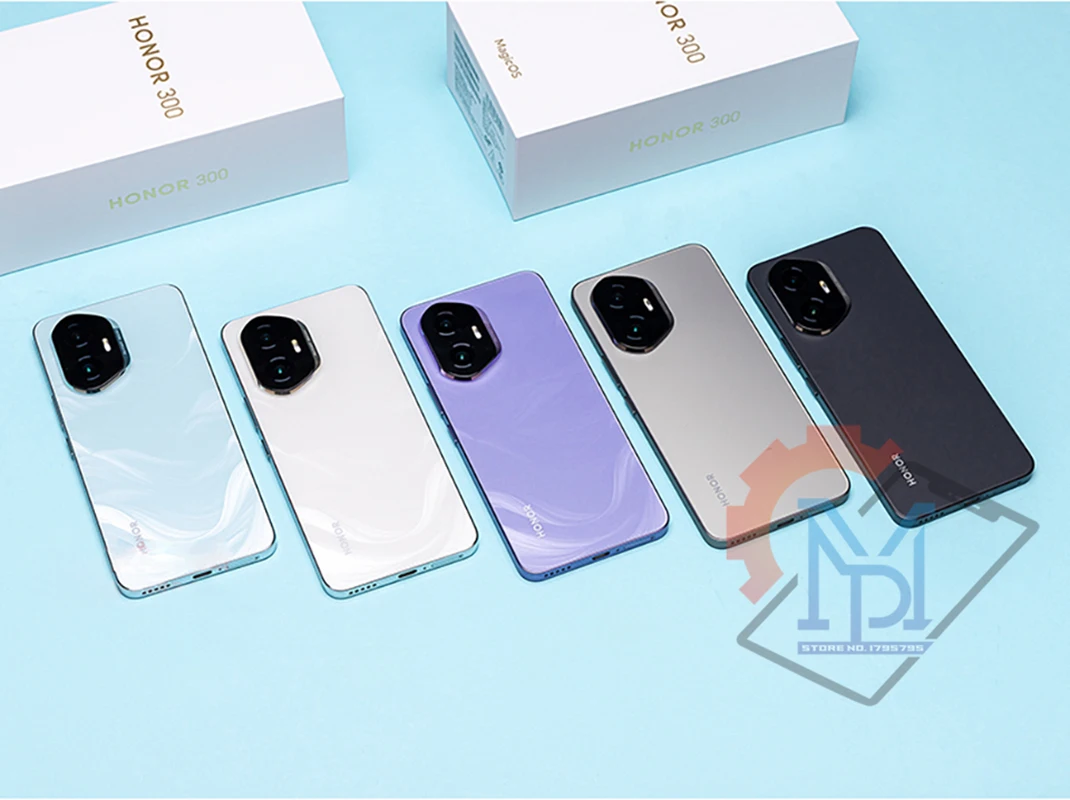 هاتف ذكي HONOR 300 5G AI أصلي بشاشة 6.7 بوصة AMOLED 120 هرتز شاشة Snapdragon 7 Gen 3 كاميرا ثلاثية 50 ميجابكسل بطارية Google Play 5000 مللي أمبير في الساعة