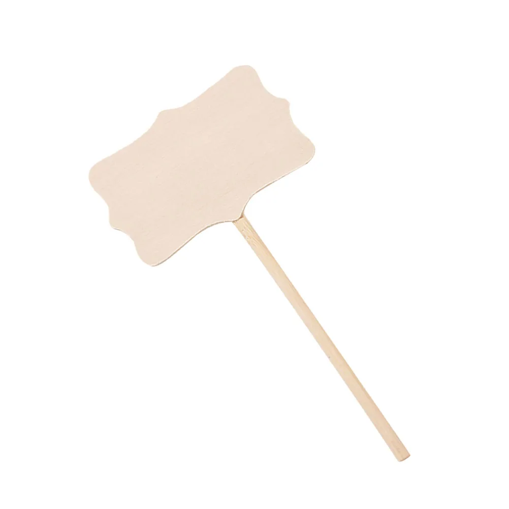 

10 шт. деревянные вставки для открыток, украшения для торта, топперы, украшения для кексов, портативные креативные