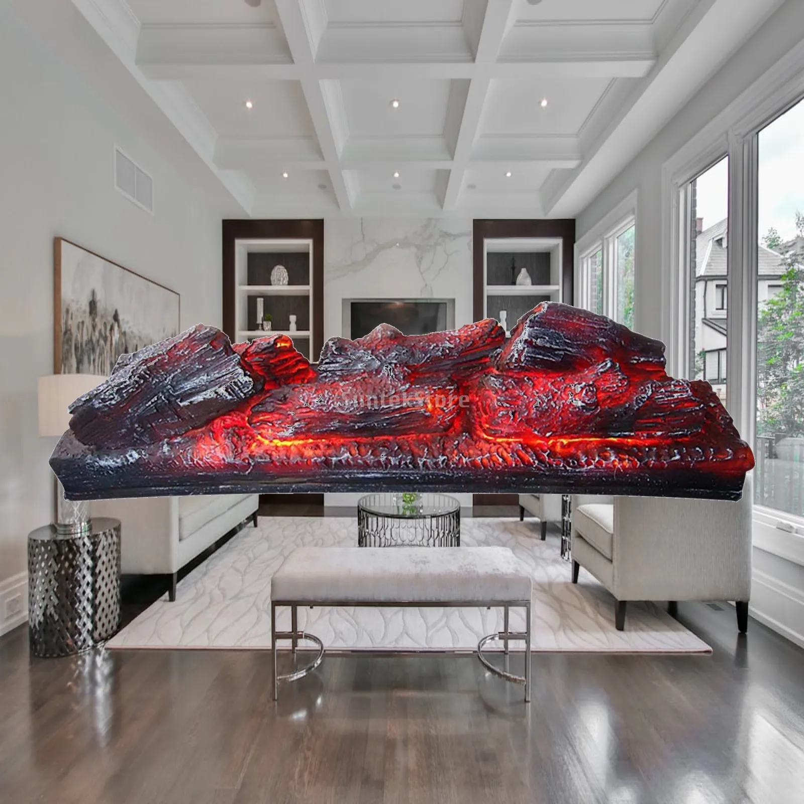 Electric Fireplace , Lamp ,Resin Firewood ,Simulation for Living Room ,Bedroom ,Bar ,Cafe ,Kitchen Decoration