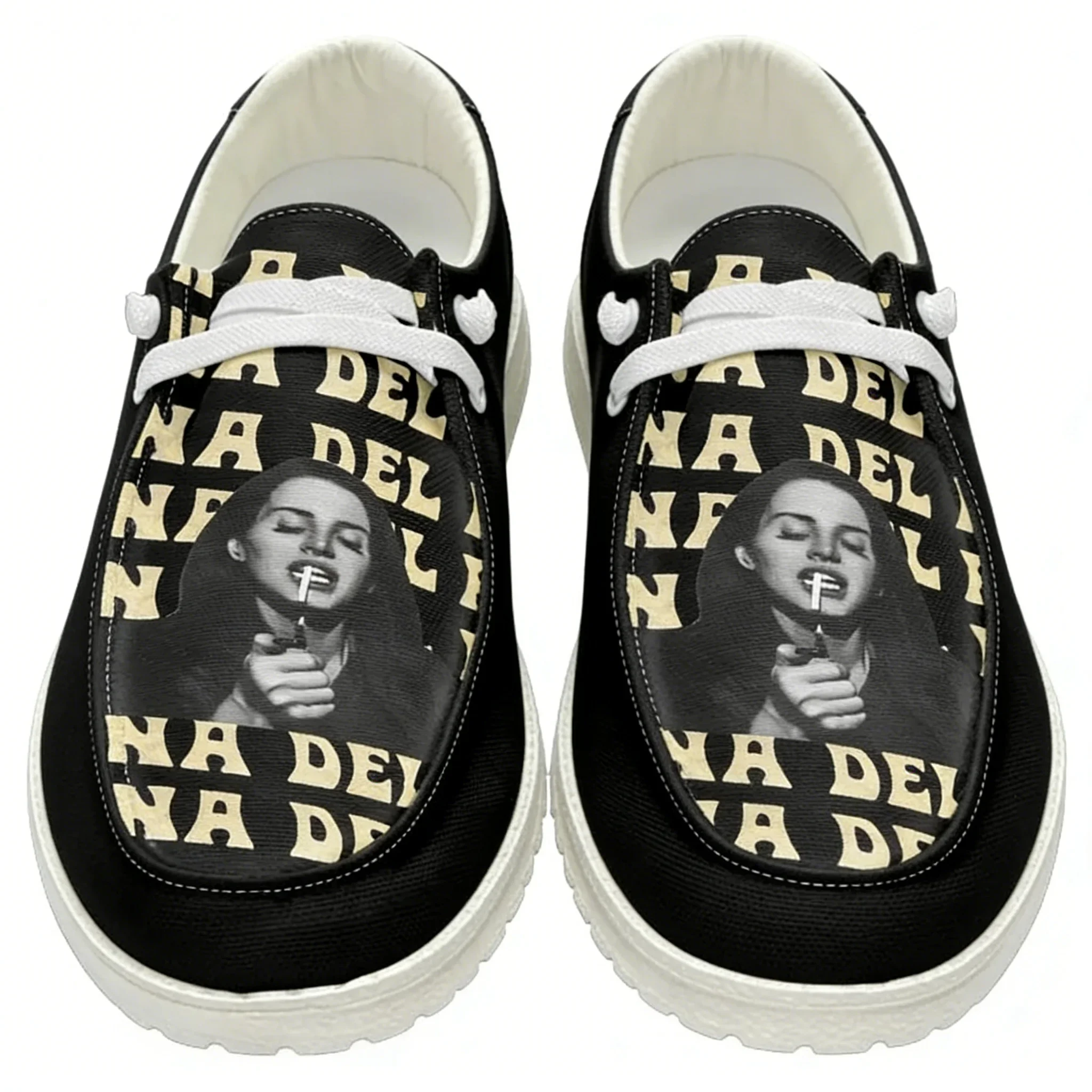 

Повседневная обувь Lana Del Rey Singer для мужчин и женщин, дышащая легкая обувь для улицы, высококачественная повседневная обувь на плоской подошве