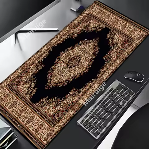 Persian Carpet Mysterious Retro Mouse Pad Pc Gamer Mousepad Rubber Mouse Mat Gaming Speed Keyboard Pads Office Rubber Desk Mat