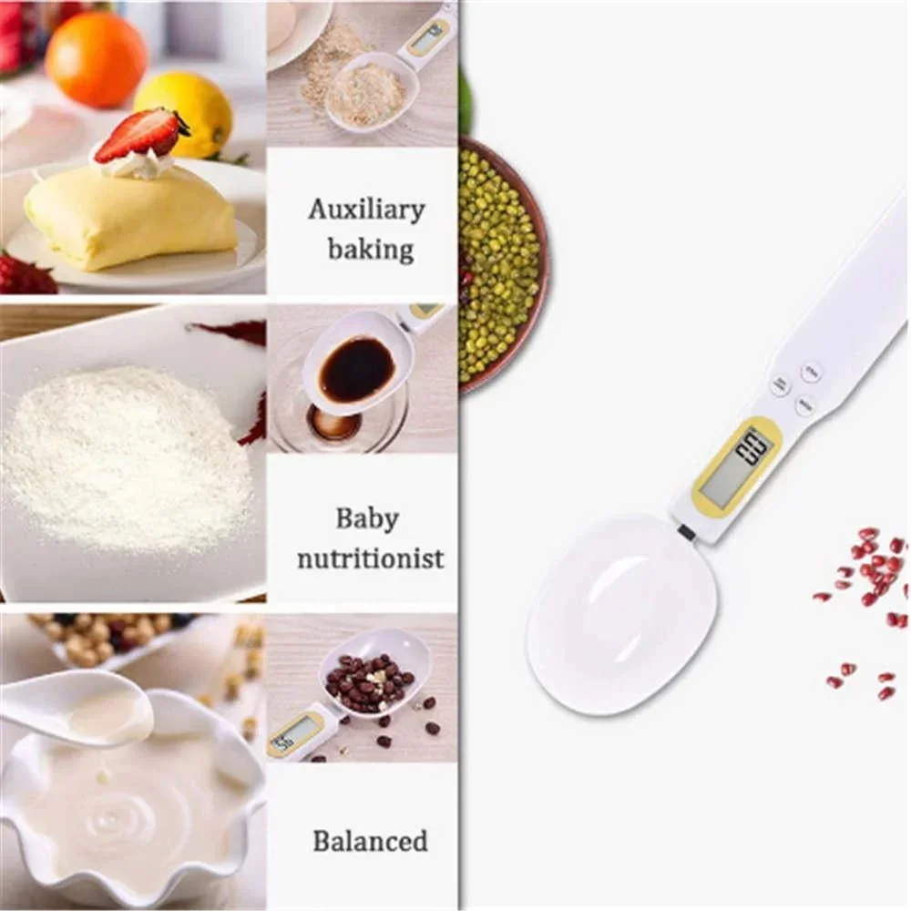 Digital Spoon Scale 500g/0.1g High Precision LCD Kitchen Baking Measurement Tool