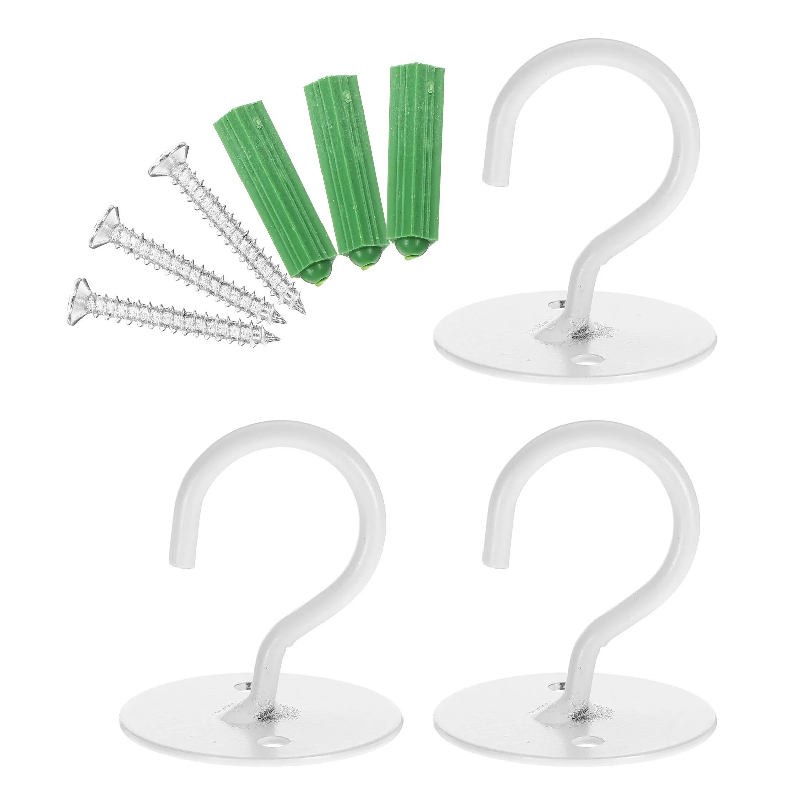 

1Set Ceiling Hook Iron Heavy Duty Hanging Plant Hooks for Light Ornaments Planters Indoor Plants Hooks Ceiling Hook