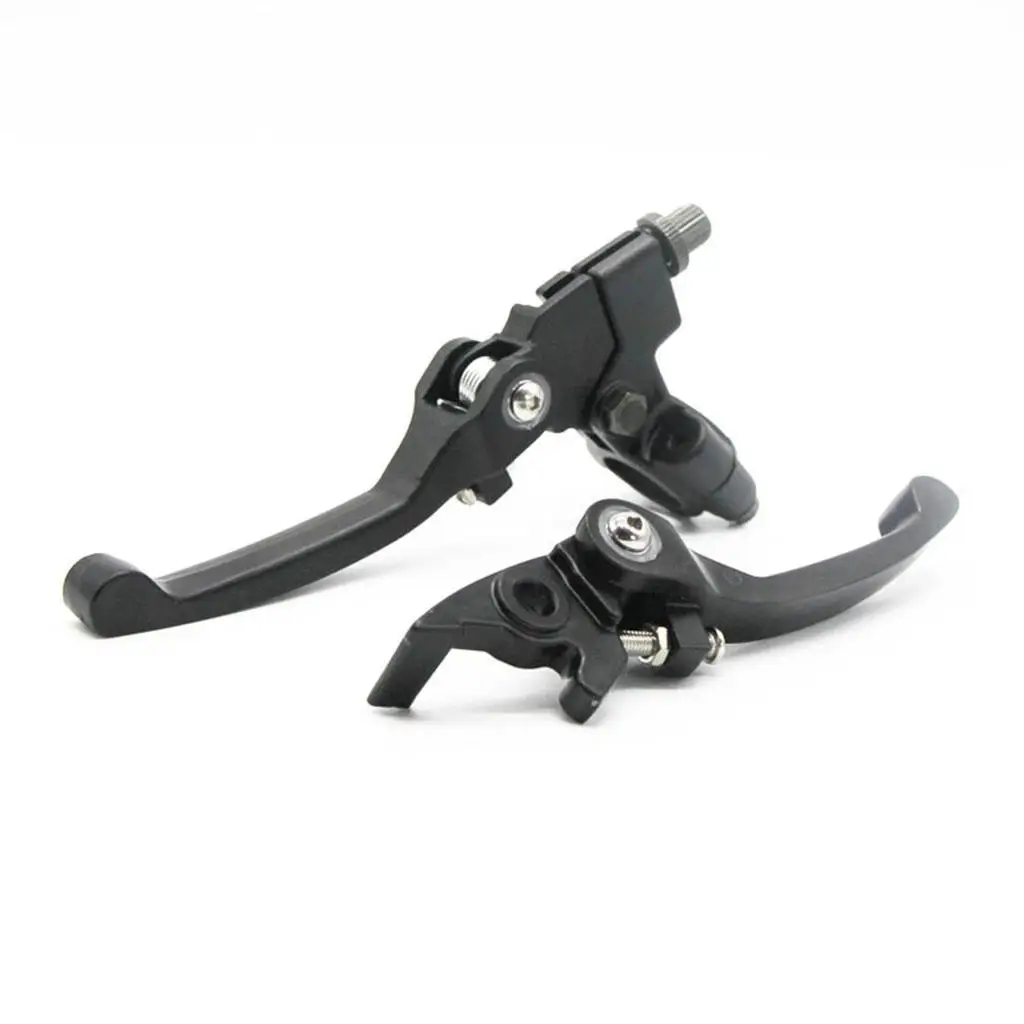 CNC Folding Brake Lever & Clutch Handlebar Grip Lever for Dirt Bike, Black image 5